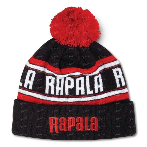 Шапка Rapala Beanie Черно-красно-белая RAPBEANIE7 фото