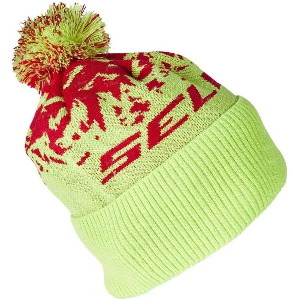 Шапка Select Pompon Hat Yellow Red фото