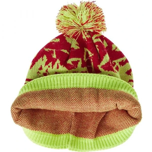 Шапка Select Pompon Hat Yellow Red фото