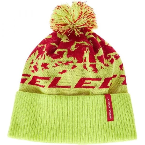Шапка Select Pompon Hat Yellow Red фото