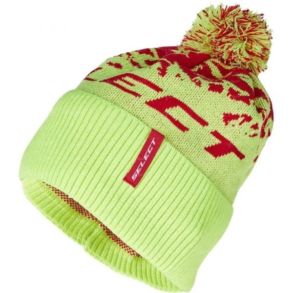Шапка Select Pompon Hat Yellow Red фото