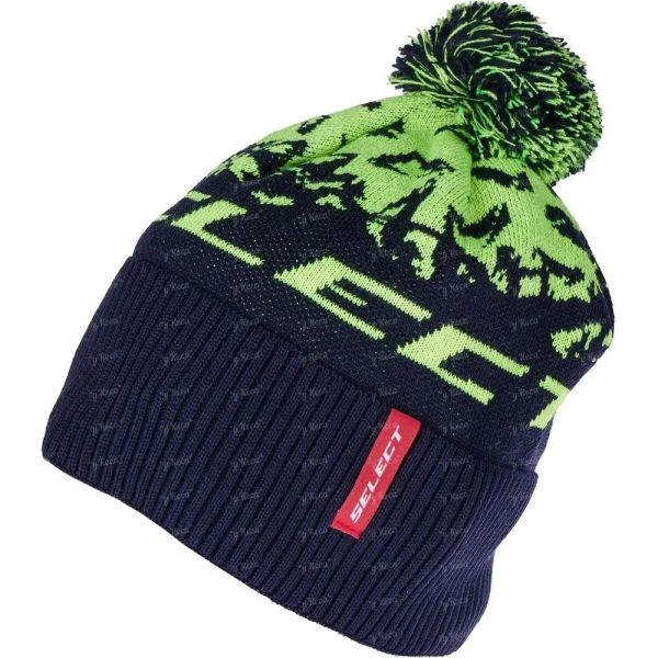 Шапка Select Pompon Hat Black Green фото