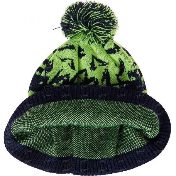 Шапка Select Pompon Hat Black Green фото