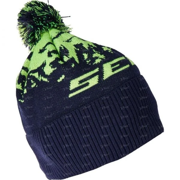 Шапка Select Pompon Hat Black Green фото