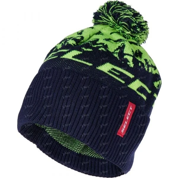 Шапка Select Pompon Hat Black Green фото