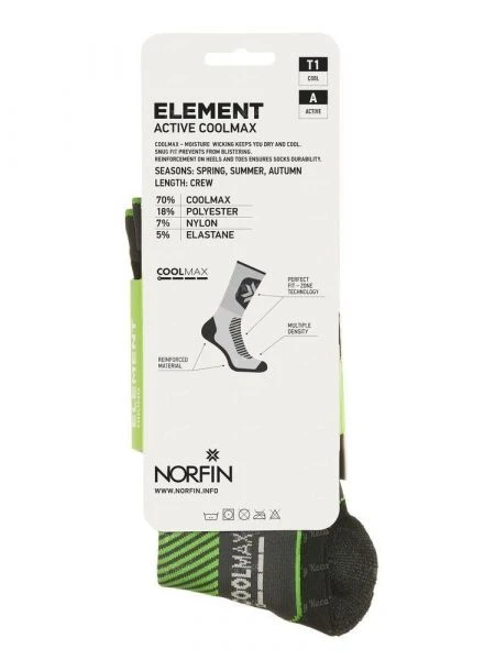 Носки Norfin Active Coolmax Crew T1A 304712 фото