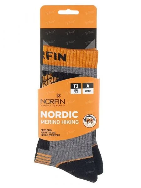 Носки Norfin Nordic Merino Hiking Crew T3A 304732 фото