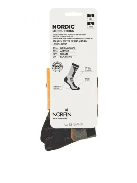Носки Norfin Nordic Merino Hiking Crew T3A 304732 фото