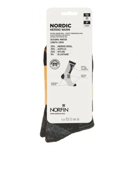 Носки Norfin Nordic Merino Warm Crew T3P 304736 фото