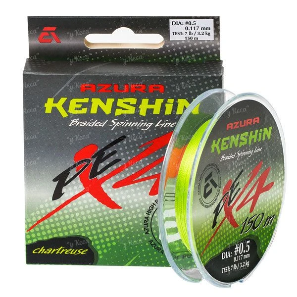 Шнур Azura Kenshin PE X4 150m #0.5 7lb фото
