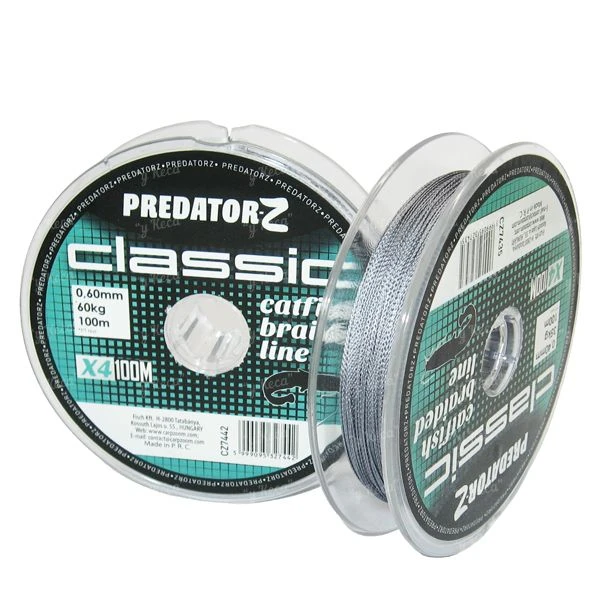 Шнур Carp Zoom Predator-Z Catfish Braided Dark Grey 0.60мм 100м CZ7442 фото