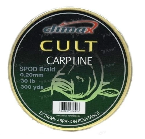 Шнур Climax Cult Spod Braid 30Lb 274м желтый фото