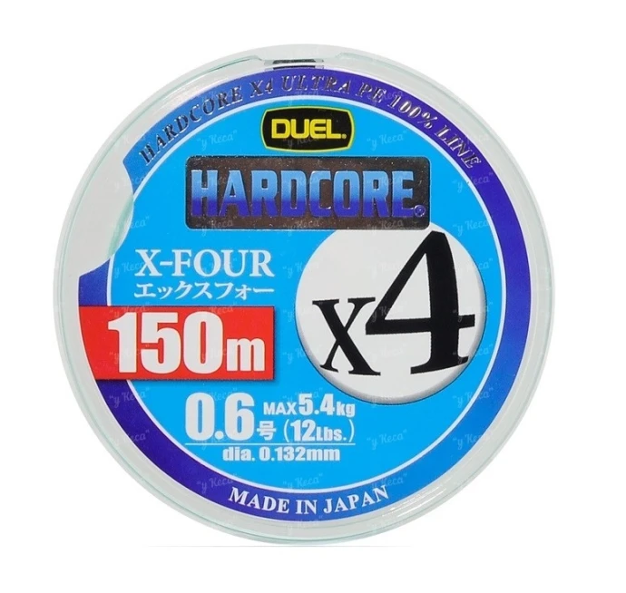 Шнур Duel Hardcore x4 150m #0.6/0.132 mm 5.4 kg фото