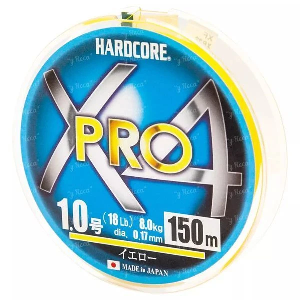 Шнур Duel Hardcore x4 Pro 150m #1.0 max 18lb фото