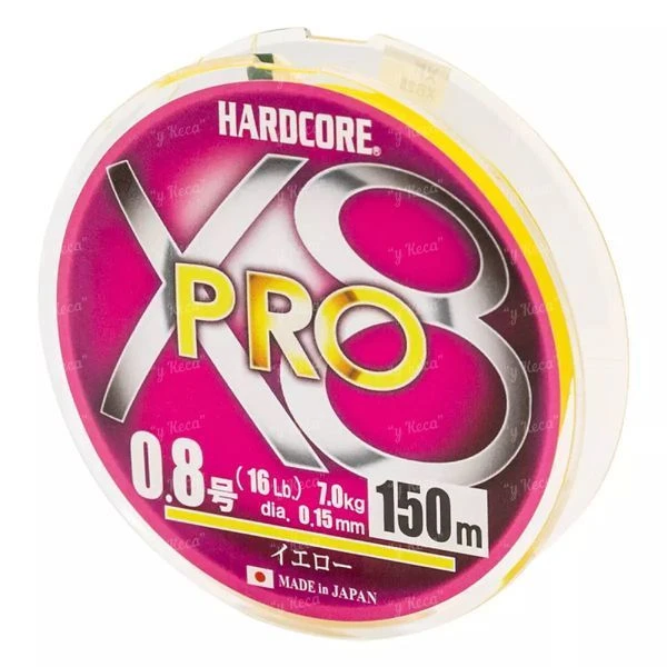 Шнур Duel Hardcore x8 Pro 150m #0.8 max 16lb фото