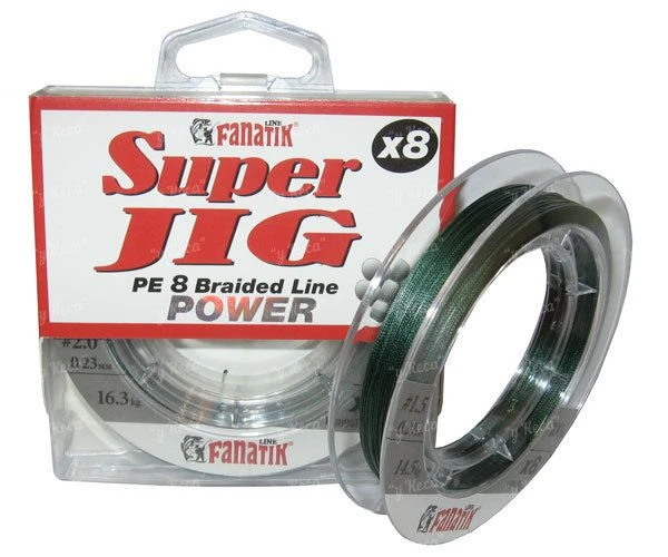 Шнур Fanatik Super Jig PE X8 100м Green 2.0/0.23мм фото