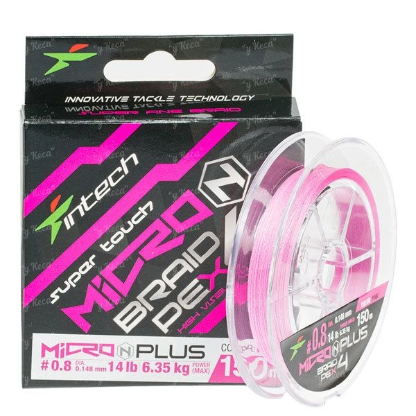 Шнур Intech Micron Plus PE X4 100м #0.8 14lb фото