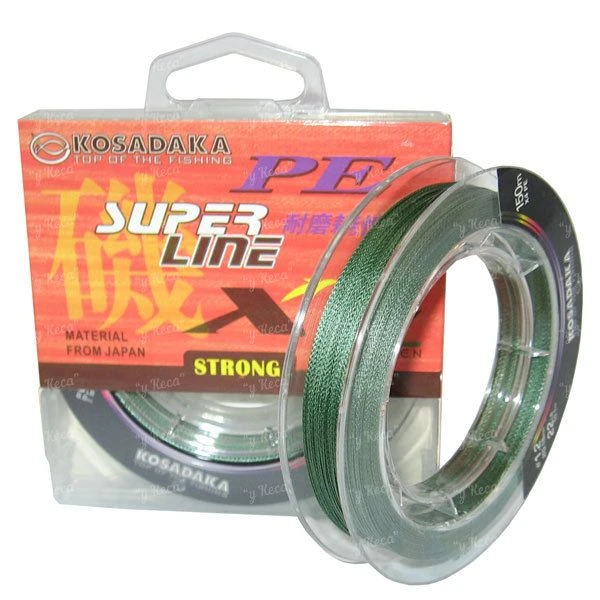 Шнур Kosadaka PE Super Line X4 0.30мм 150м Dark Green фото