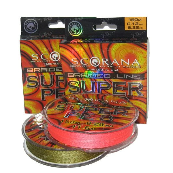 Шнур Scorana Super PE X8 150м фото