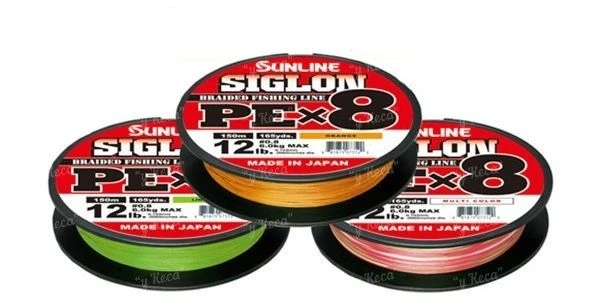 Шнур Sunline Siglon PE x8 16lb салатный 150m фото