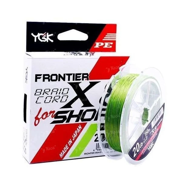 Шнур YGK Frontier Braid Cord x8 150м зеленый #2.0 30lb фото