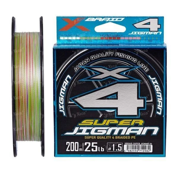 Шнур YGK X-Braid Super Jig Man x4 200м фото