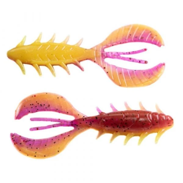 Силикон Angry Baits Chubby Craw 2.4" Lox Chartreuse UV 7шт фото