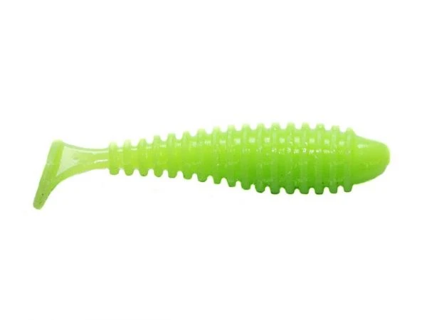 Силікон Angry Baits Fatik 1.2" Acid Green UV 12шт фото