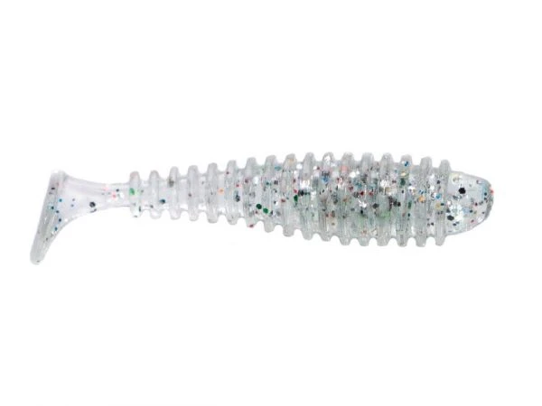 Силикон Angry Baits Fatik 1.2" Ghost UV 12шт фото