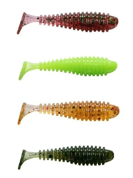Силикон Angry Baits Fatik 1.2" AB Mix-16 12шт фото