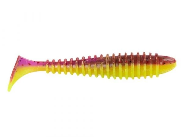 Силикон Angry Baits Fatik 2.8" Lox Chartreuse UV 5шт фото