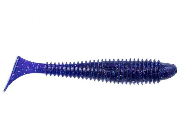 Силикон Angry Baits Fatik 3.8" Violet UV 4шт фото
