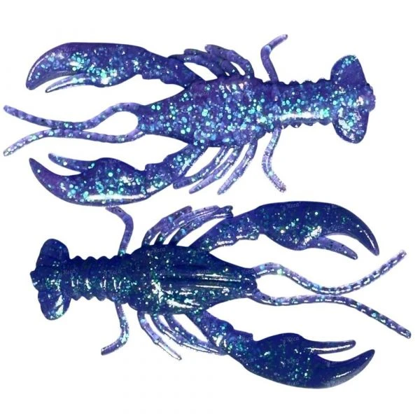 Силікон Angry Baits Kraken 3.6" 50-June Bug UV 4шт фото