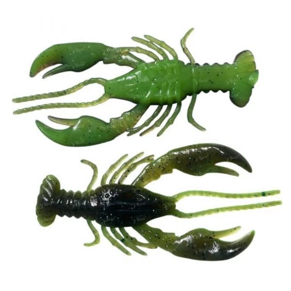 Силікон Angry Baits Kraken 2.8" Kiwi UV 5шт фото