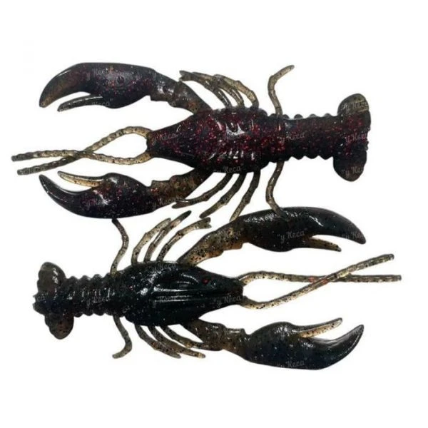 Силикон Angry Baits Kraken 2.8" Red Craw Dad UV 5шт фото