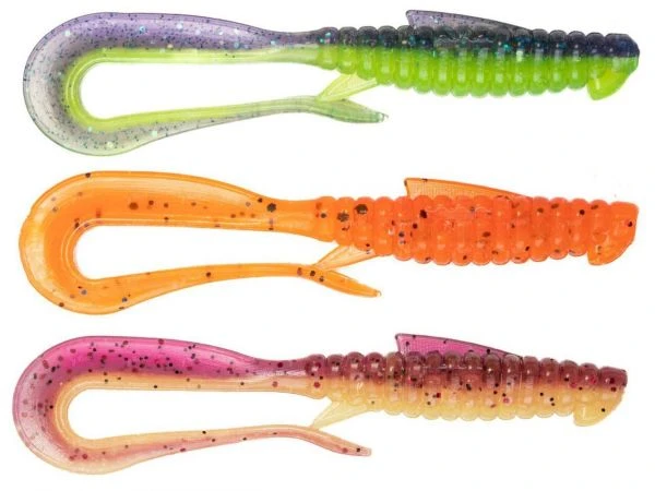 Силикон Angry Baits Mad Worm 3.5" AB Mix-9 6шт фото
