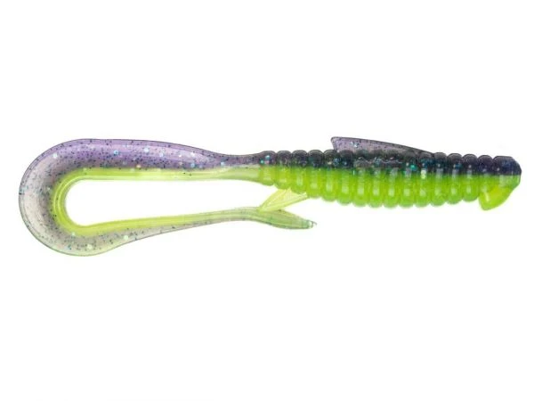 Силикон Angry Baits Mad Worm 3.5" Acid Violet UV 6шт фото
