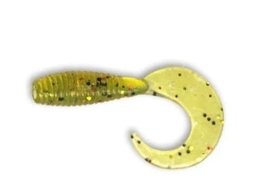 Силикон Crazy Fish Angry Spin 1.0" 01 Olive 8шт фото