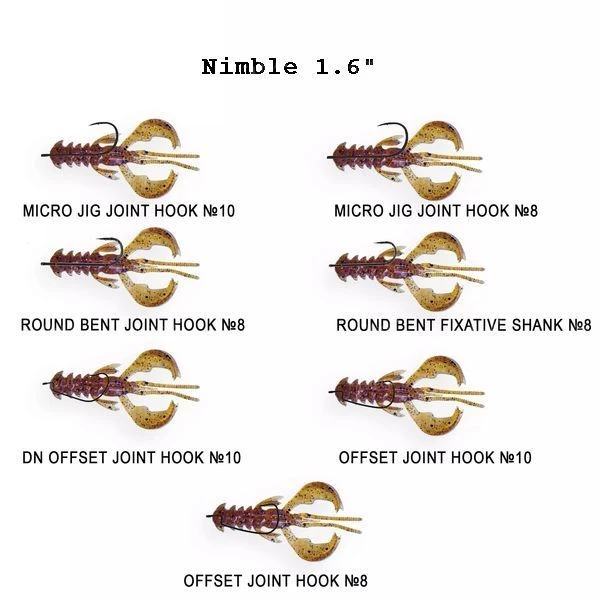 Силикон Crazy Fish Nimble 1.6" фото
