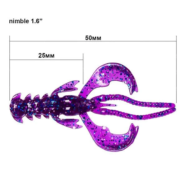 Силикон Crazy Fish Nimble 1.6" фото