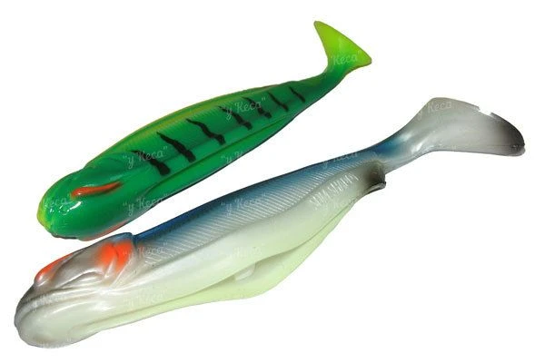 Силикон Crazy Fish Slim Shaddy 8.0" фото