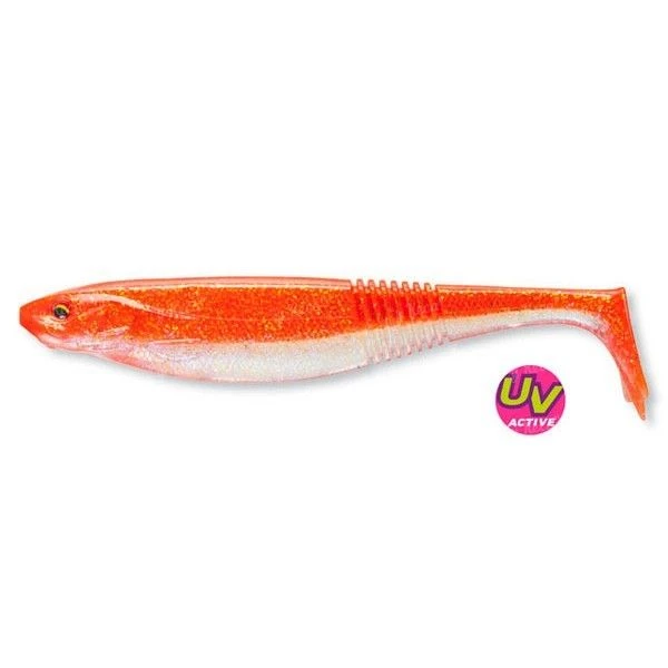 Силікон Daiwa Prorex Classic Shad 100DF Holo Orange 5шт фото