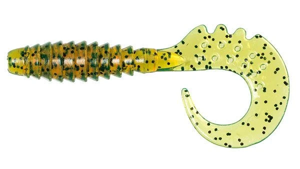 Силикон Fishup Fancy Grub 2.0" 017-Motor Oil Pepper 10шт фото