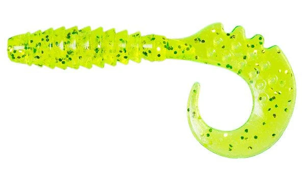 Силикон Fishup Fancy Grub 2.0" 026-Flo Chartreuse Green 10шт фото
