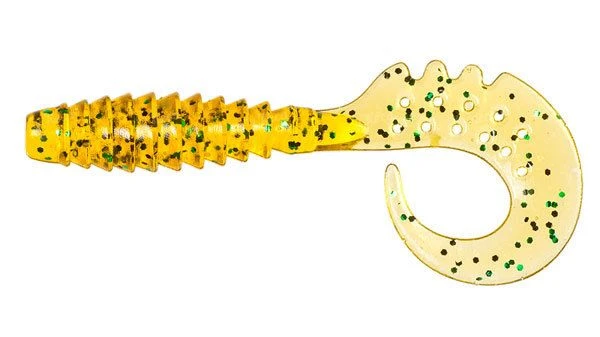 Силикон Fishup Fancy Grub 2.0" 036-Caramel-Green-Black 10шт фото