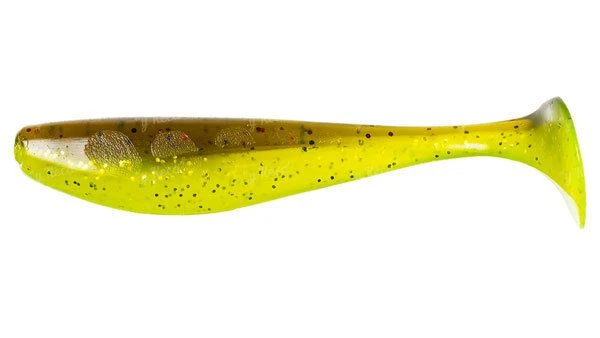 Силикон Fishup Wizzle Shad 3.0" 203 Green Pumpkin Flo Chartreuse 8шт фото
