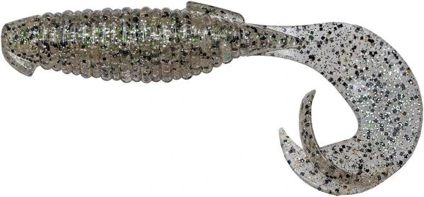 Силикон Keitech Flapper Grub 4.0" 320 Silver Shad 7шт фото