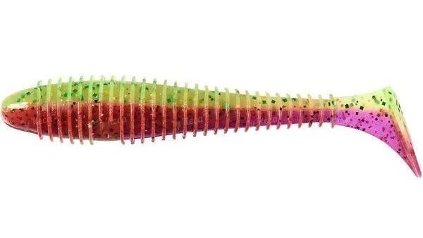 Силикон Keitech FAT Swing Impact 3.8" EA#18 Mystic lime chart 6шт фото