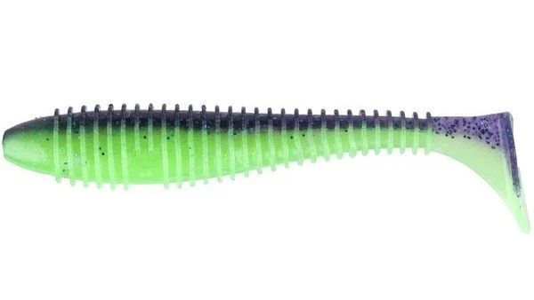 Силикон Keitech FAT Swing Impact 5.8" PAL#06 Violet Lime Berry 4шт фото