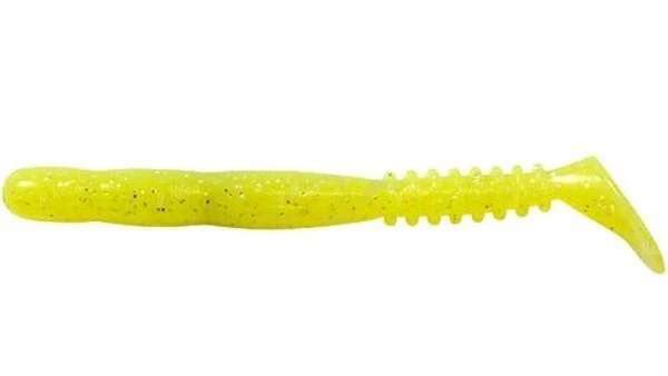Силікон Reins Rockvibe Shad 3" 129 Glow Chart Silver 15шт фото